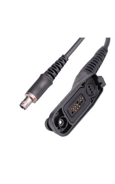 Кабель радіочастотний INVISIO Com Cable CC01 12-Pin для Motorola DP4400/4600/4800, 800mm, PRD12207, Колір: Black 10 фото